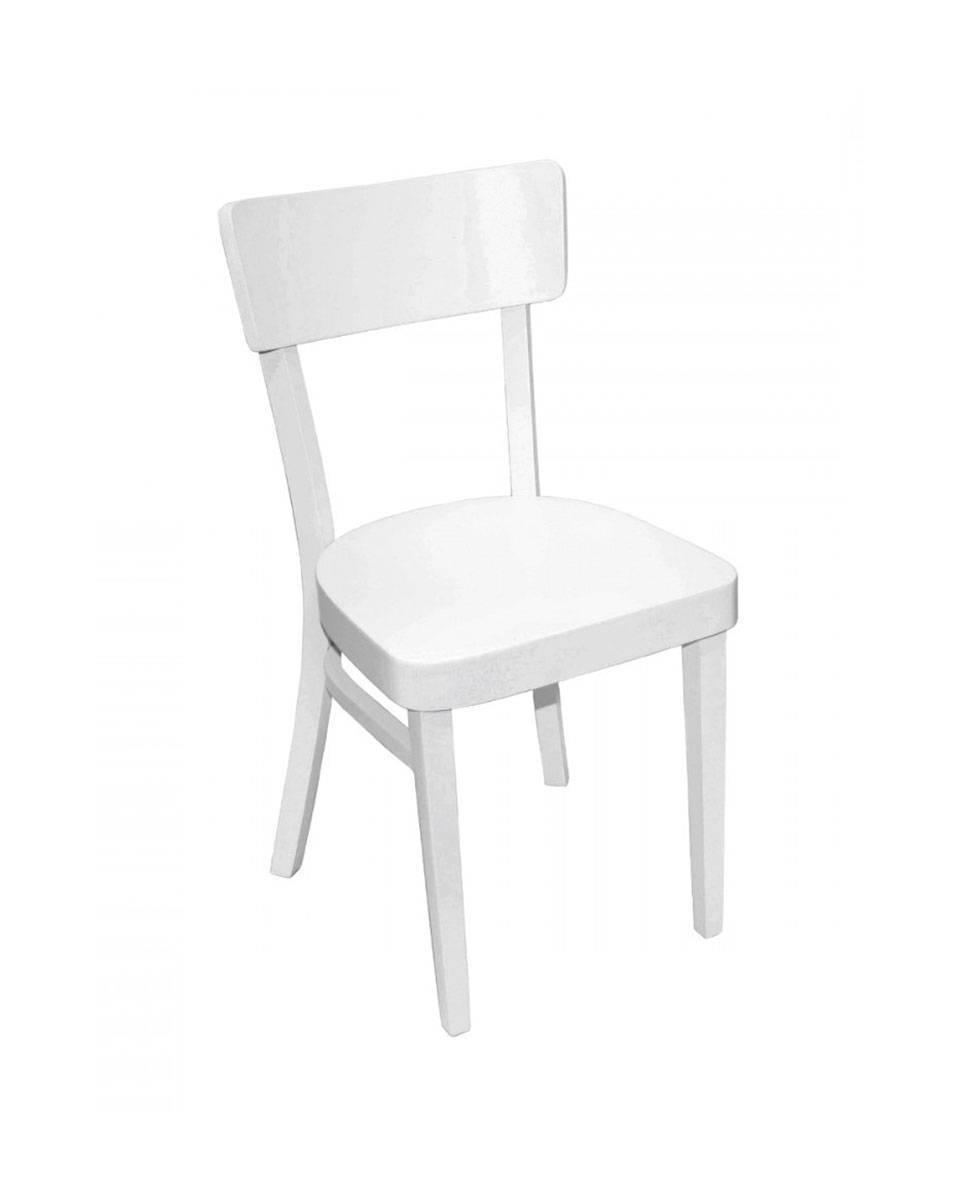 Horeca stoel - Brussel - Wit - Hout - Promoline