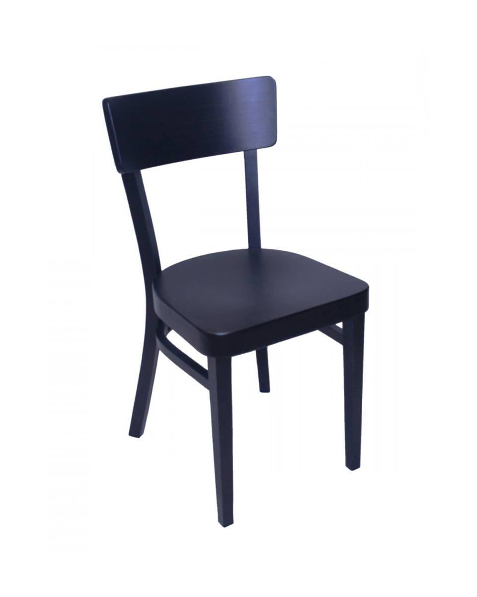 Horeca stoel - Brussel - Zwart - Hout - Promoline