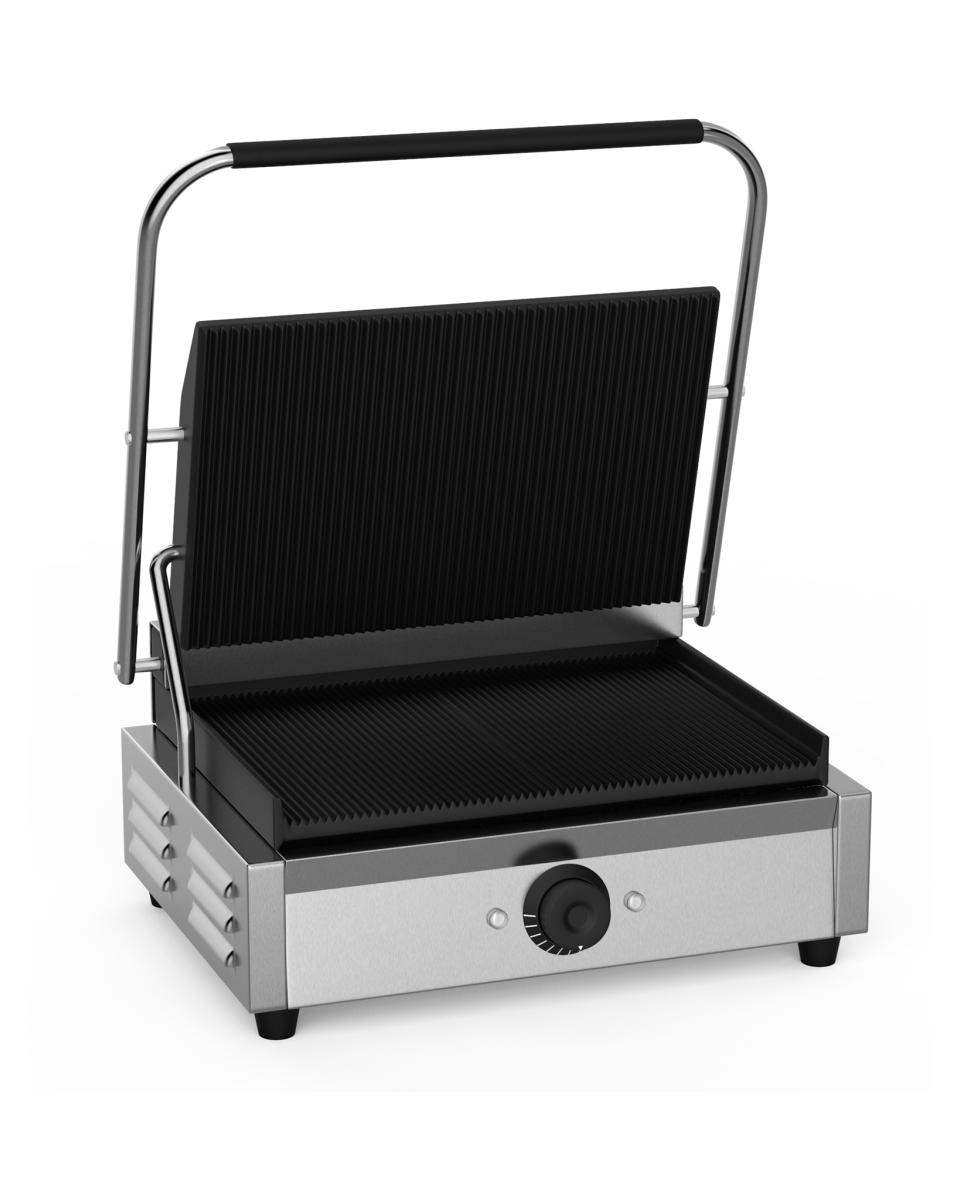 Contactgrill - Panini - 43 cm - Dubbel Geribd - Promoline