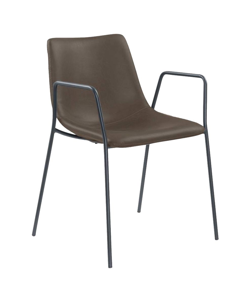 Horeca stoel - Denver - Bruin - Staal - Promoline
