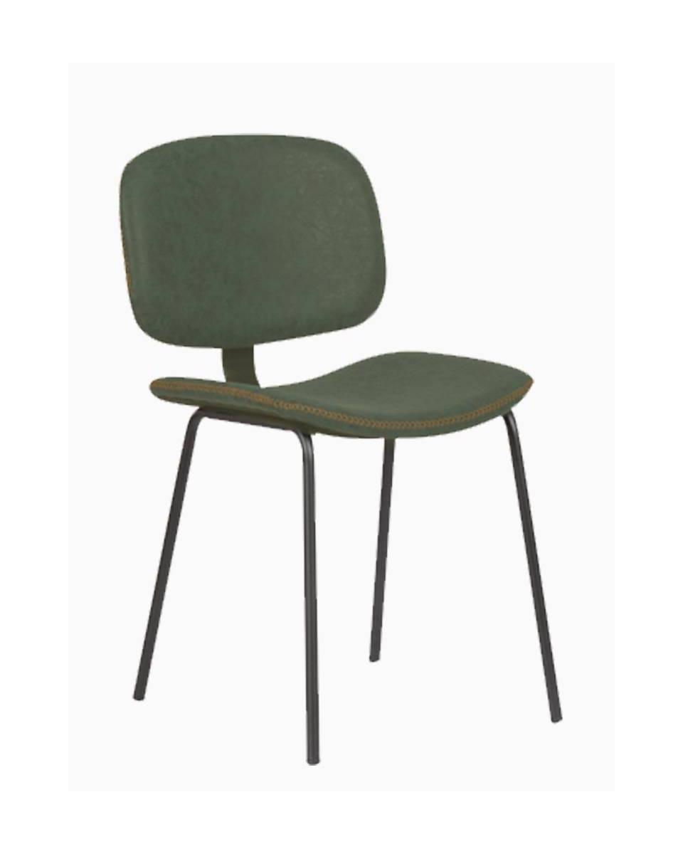 Horeca stoel - Louis - Green - Staal - Promoline