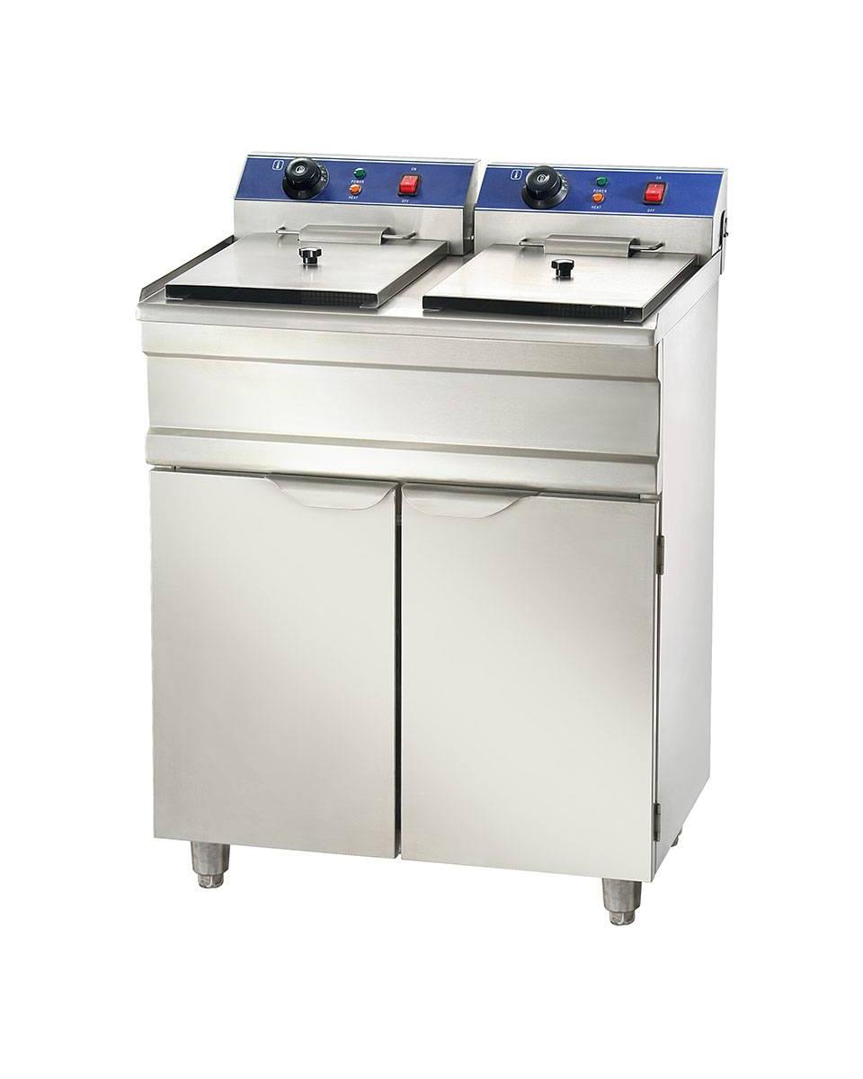 Horeca friteuse - 2 x 9 Liter - Staand model - Promoline
