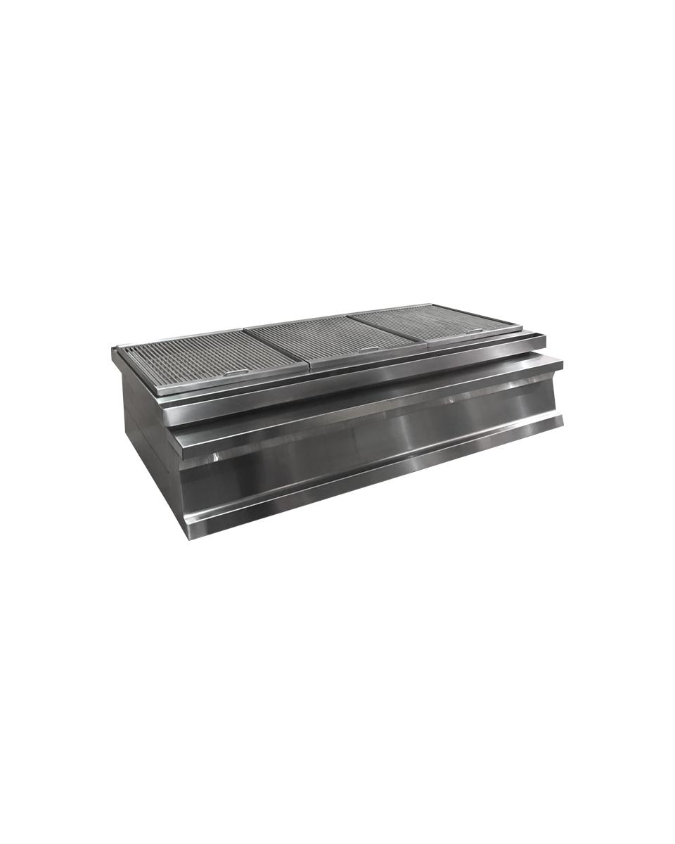 Houtskoolgrill - Tafelmodel - RVS - Large - Promoline
