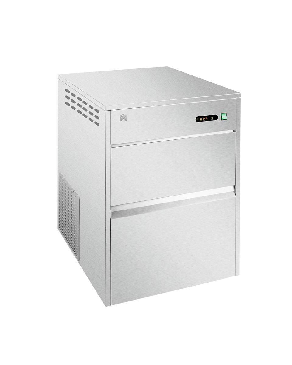 Schilferijsmachine - 85 kg / 24u - Luchtgekoeld - RVS - Promoline