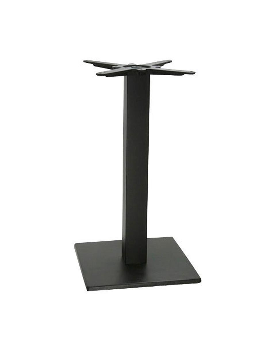 Vierkant Tafelonderstel - 40 x 40 CM - Zwart - Promoline