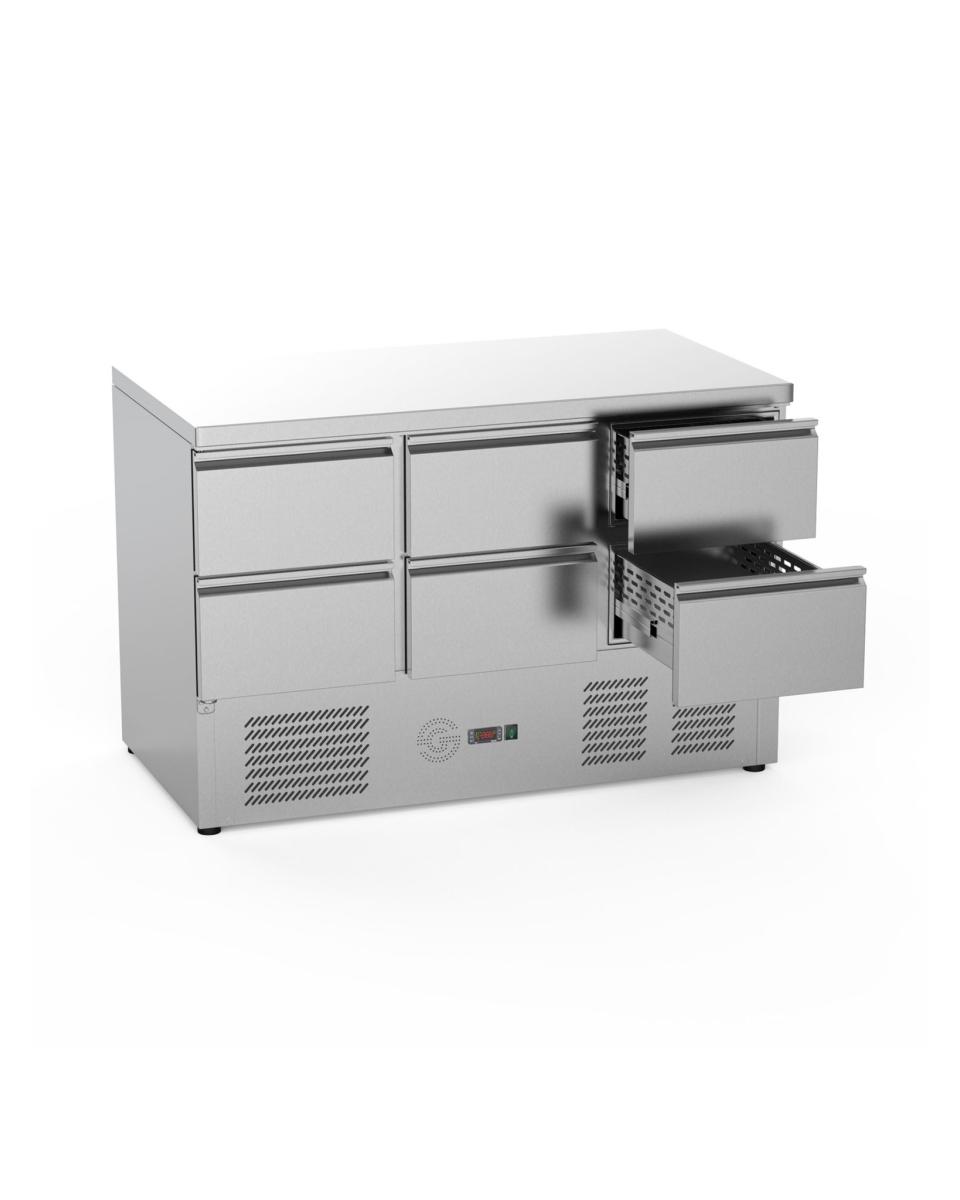 Koelwerkbank - 6 lades - Motor onder - Promoline