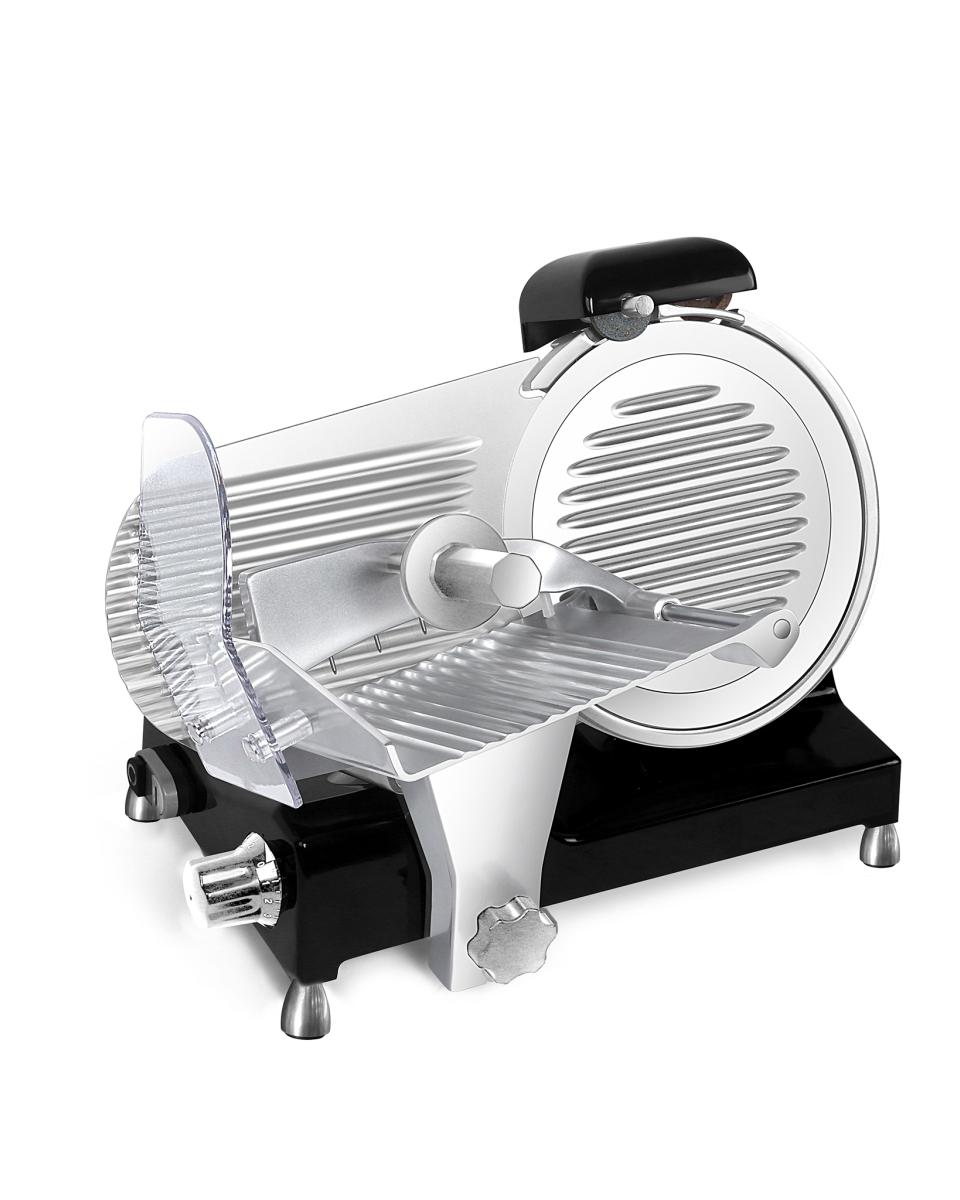 Vleessnijmachine - Zwart DeLuxe - Ø22 CM mes - 240W - Promoline