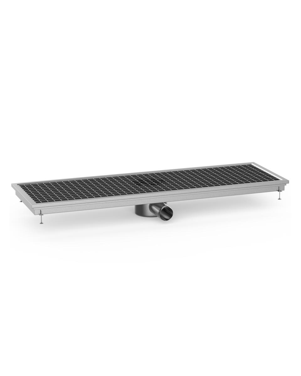 Vloerput goot/afvoer - Met zijuitloop - 95 x 30 x 13.5 CM - Promoline