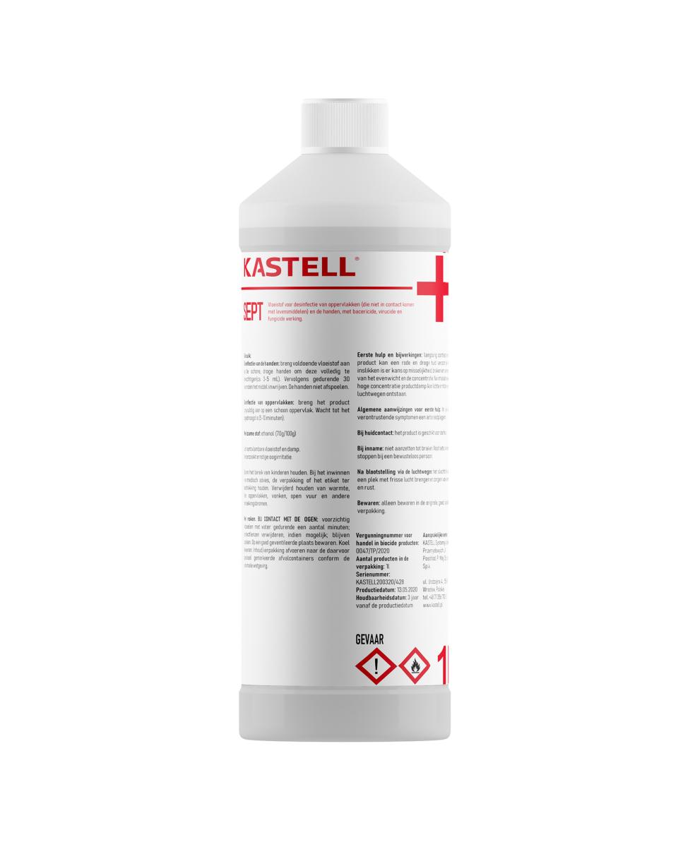 Desinfectie Hand & Oppervlakte - 1 Liter - 72% alcohol - Promoline