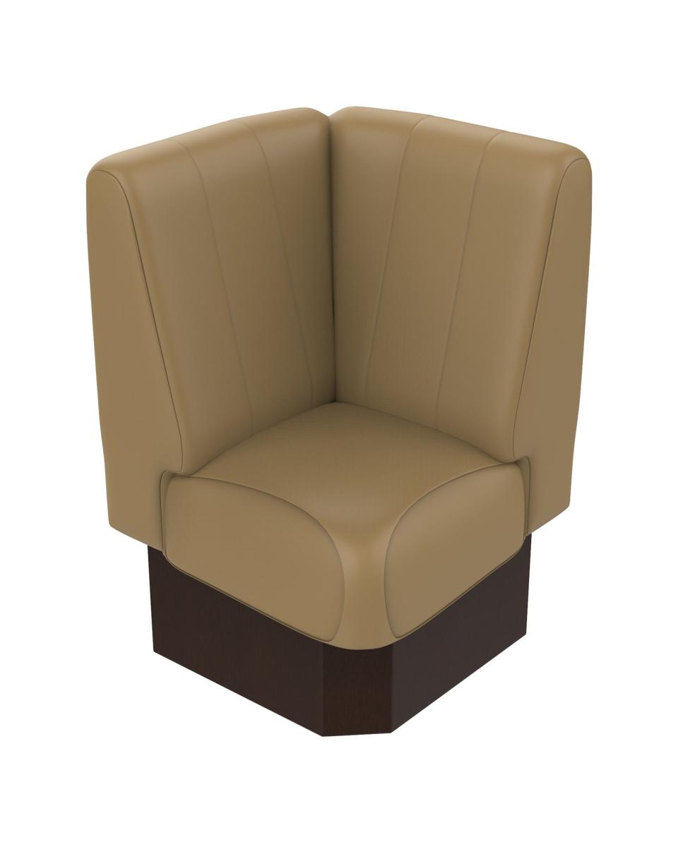 Hoekbank - Bistro - Taupe - 60 x 60 cm - Promoline