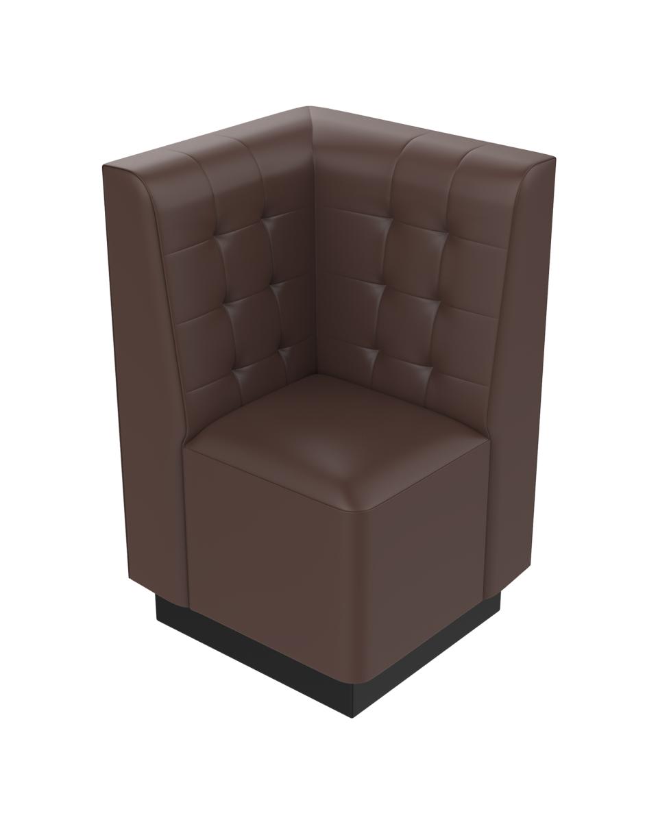 Hoekbank - Amsterdam - 65 x 65 cm - Bruin - Promoline