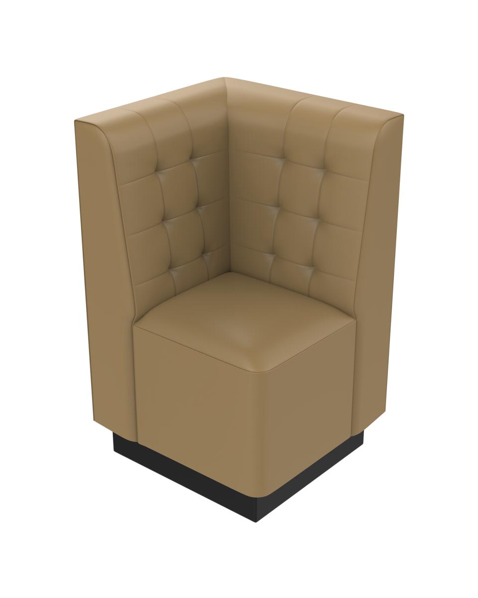 Hoekbank - Amsterdam - 65 x 65 cm - Taupe - Promoline