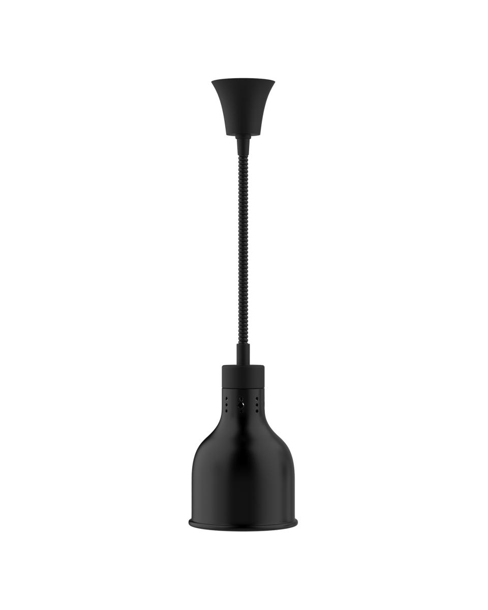 Warmhoudlamp - Incl. lamp - 250 Watt - Zwart - 230 V - Verstelbaar - 150 CM - Bol - Promoline