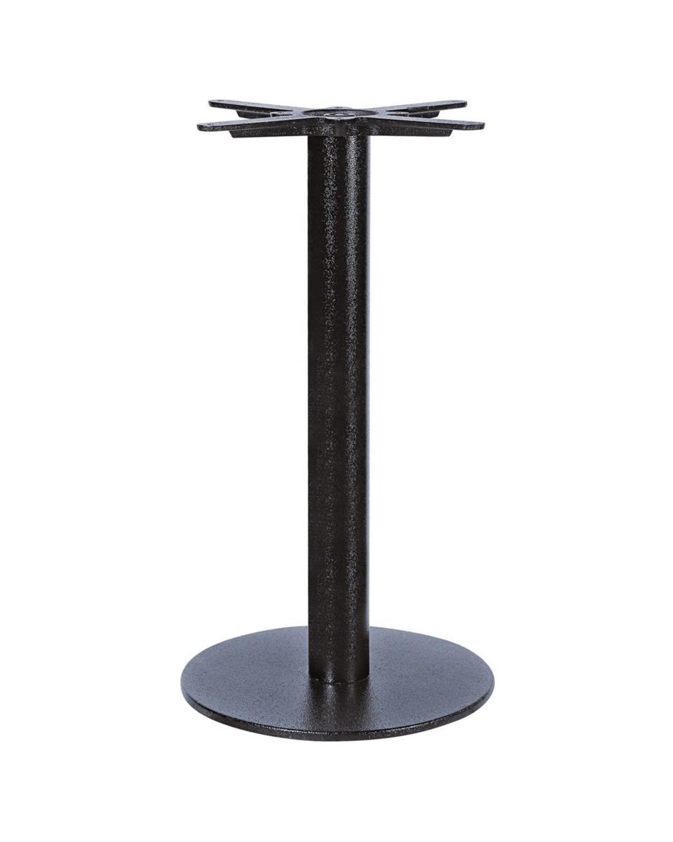 Bar onderstel - Gietijzer - Rond - Zwart - Promoline