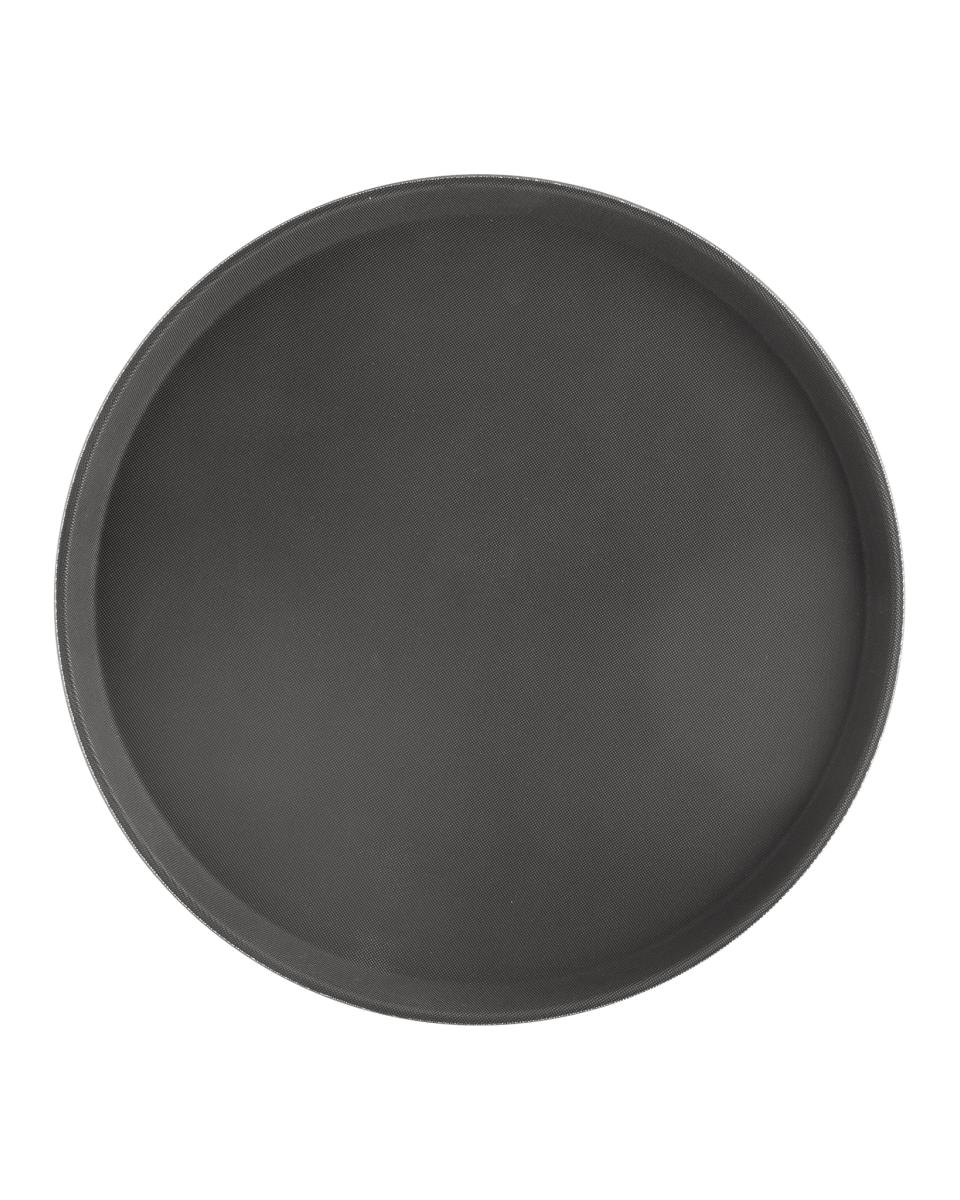 Dienblad - Zwart - Anti Slip - Ø40 Cm - Promoline