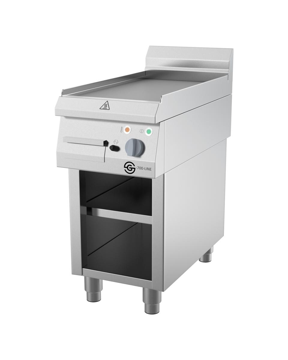 Bakplaat - G700 Line - Elektrisch - Glad - 40 CM - Open Onderstel - Promoline