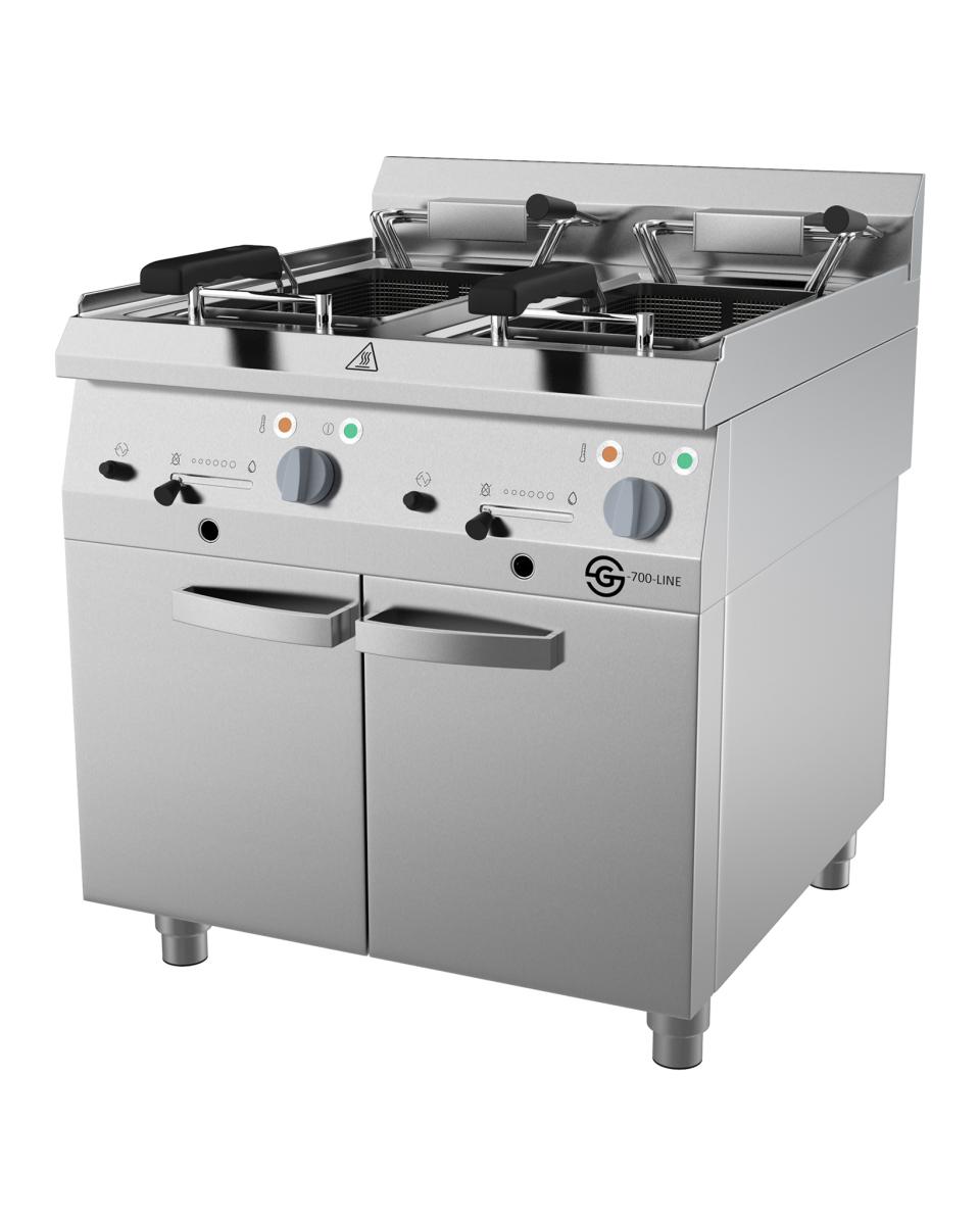 Friteuse - G700 Line - Elektrisch - 2 x 10 Liter - 80 CM - Promoline