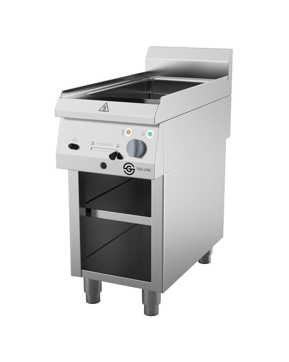 Bain Marie - G700 Line - Elektrisch - 1/1 GN - 40 CM - Open Onderstel - Promoline