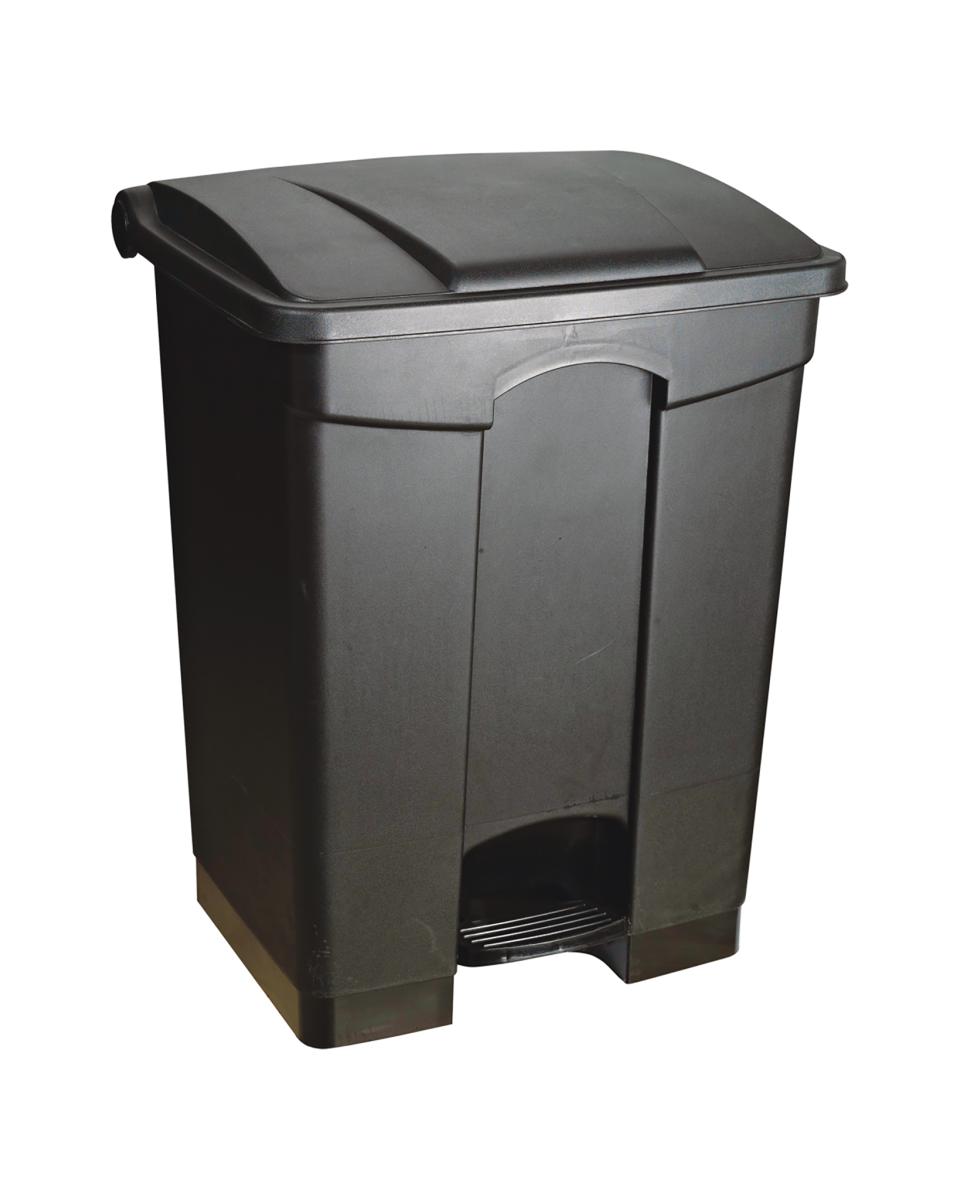 Afvalcontainer - 68 Liter - Zwart - Kunststof - Promoline