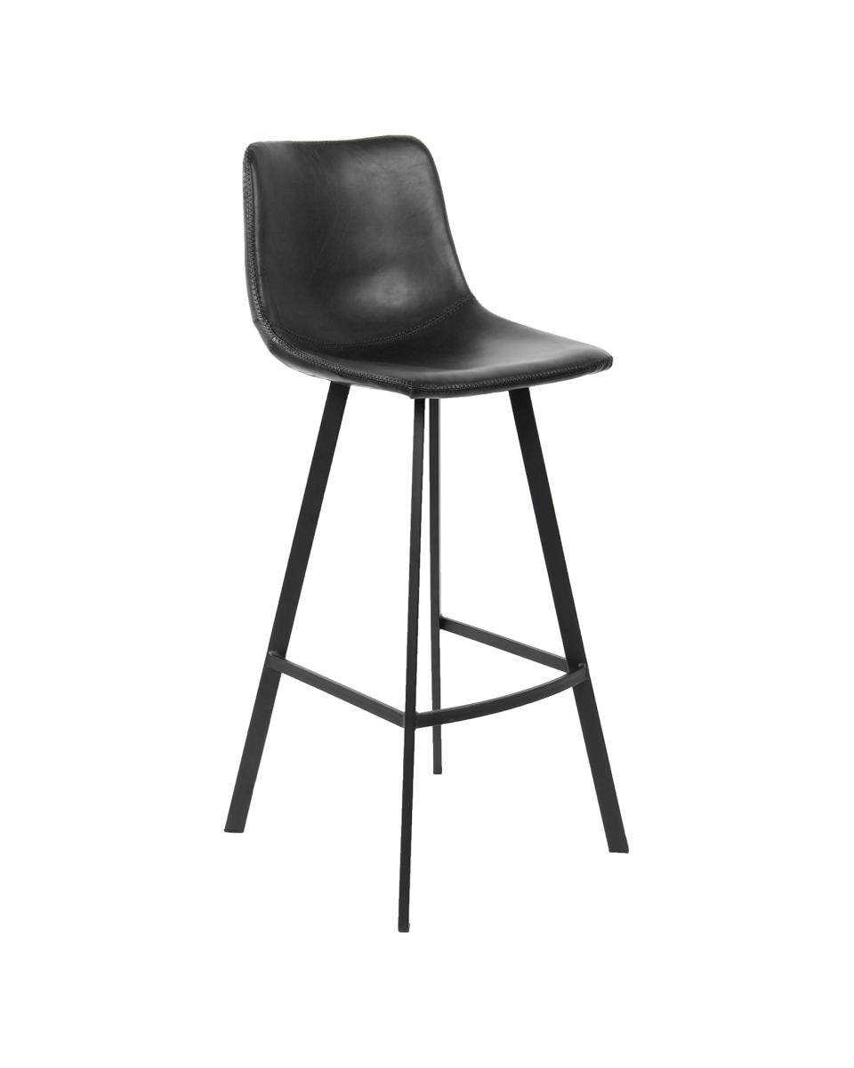Horeca barkruk - Nicolas - PU Leer / Staal - Grijs - Promoline