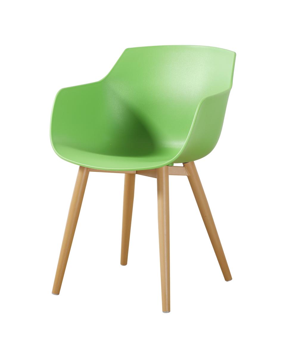 Horeca stoel - Alexia - Groen / Hout - Promoline