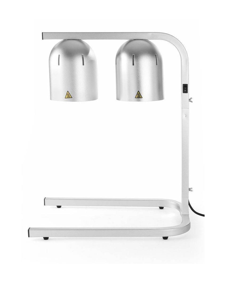Warmtebrug - 500W - Zilver - Aluminium - 2 Lampen - Promoline