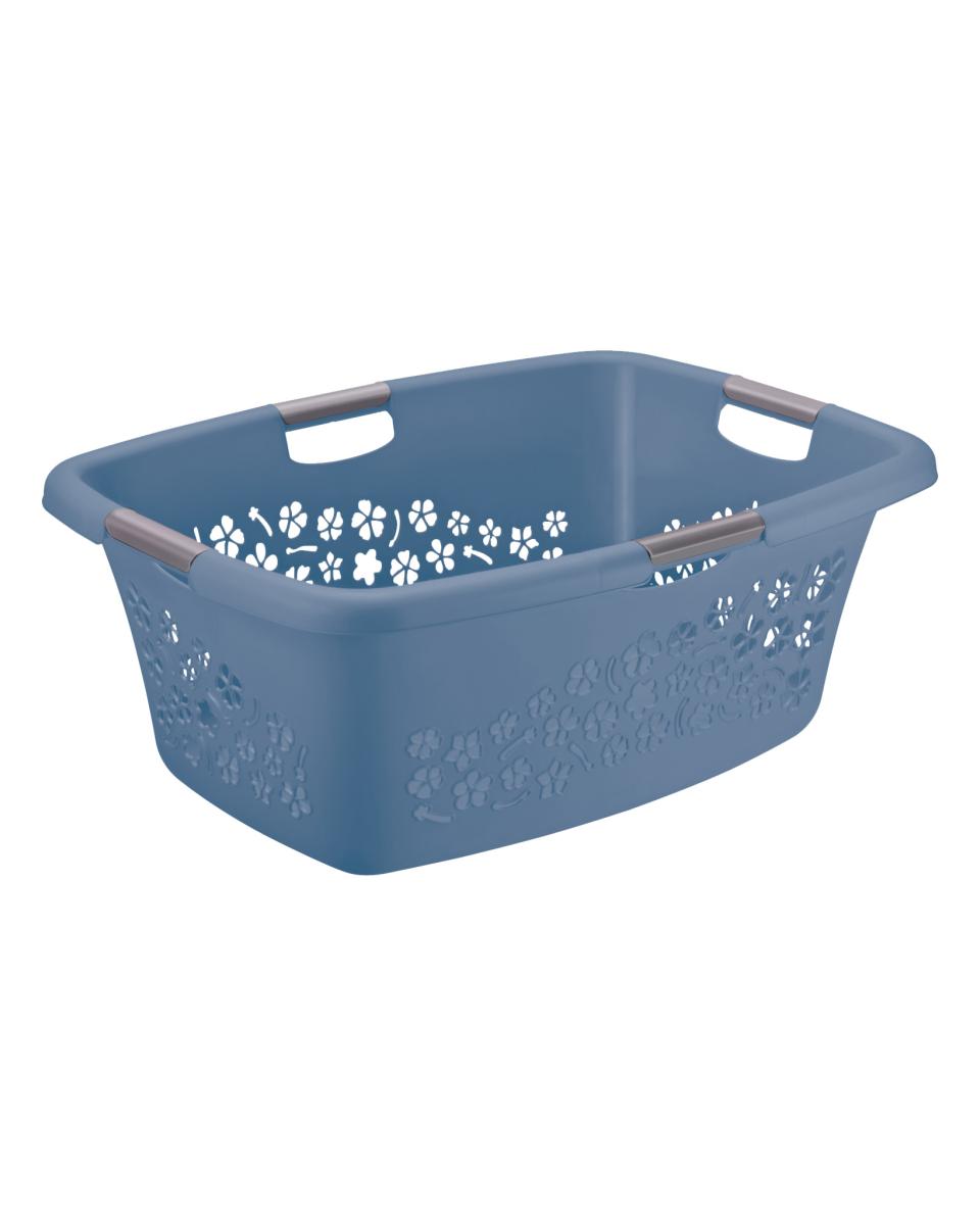 Wasmand - H 26.2 x 49 x 65 CM - 4 Stuks - Kunststof - Rotho - Flowers - 534057