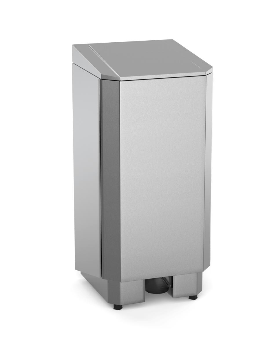 Afvalcontainer HACCP - 120 Liter - RVS - Met Pedaal - Promoline