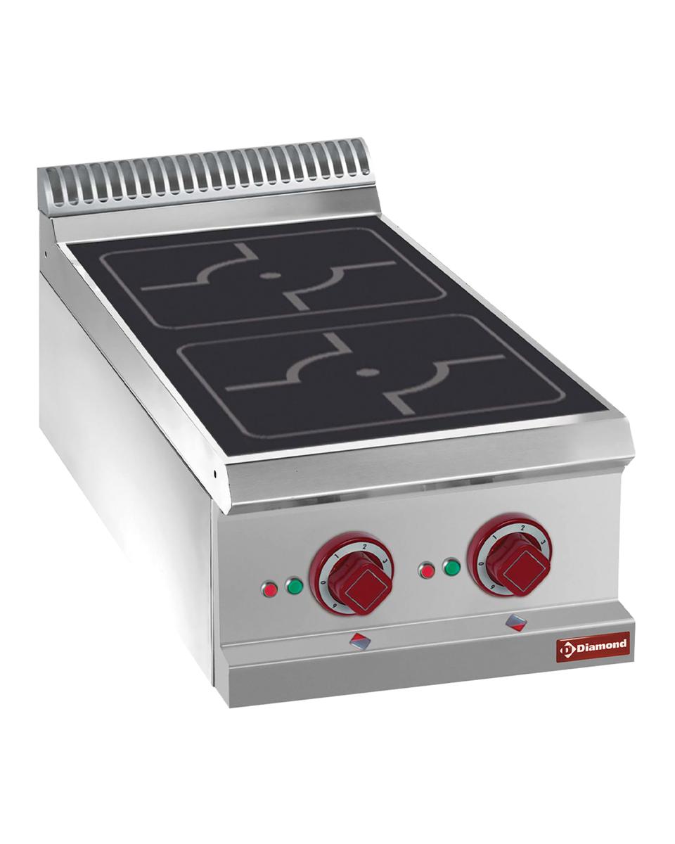 Fornuis - Inductie - 2 Zones - 2 x 3.5kW - Tafelmodel - Diamond - E7/2ID4T