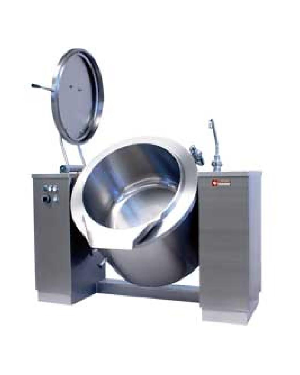 Kantelbare kookketel - Elektrisch - 200 Liter - Indirect verwarmd - Diamond - EMB/200I