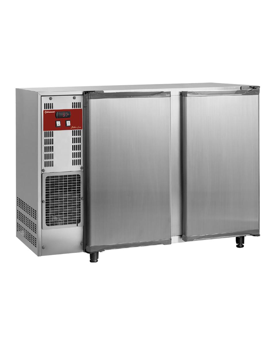 Flessenkoeler - 375 Liter - 2 Deurs - RVS - Diamond - TAVX/2-R2