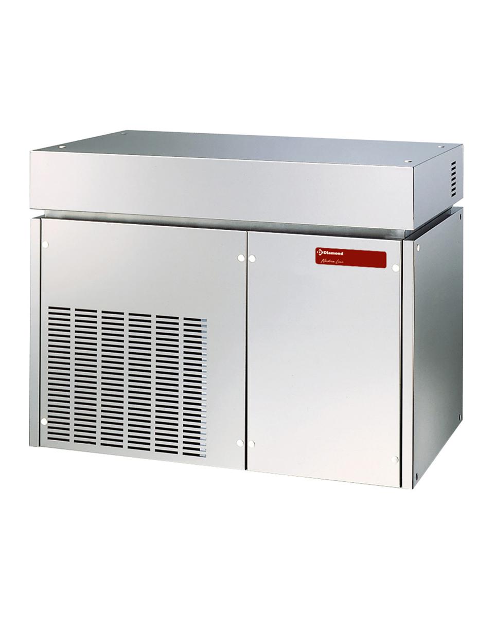 Ijsblokjesmachine - 400 KG / 24u - Schilferijs - Luchtgekoeld - Diamond - ICE400ISA