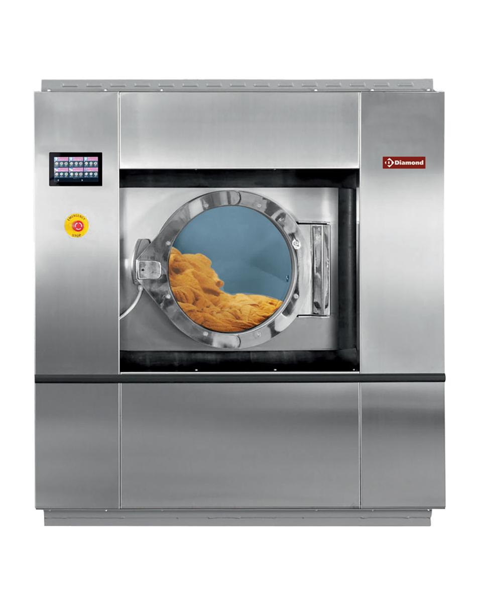 Industriele wasmachine - 55 KG - RVS - 400V - Diamond - DLW55-TS/D