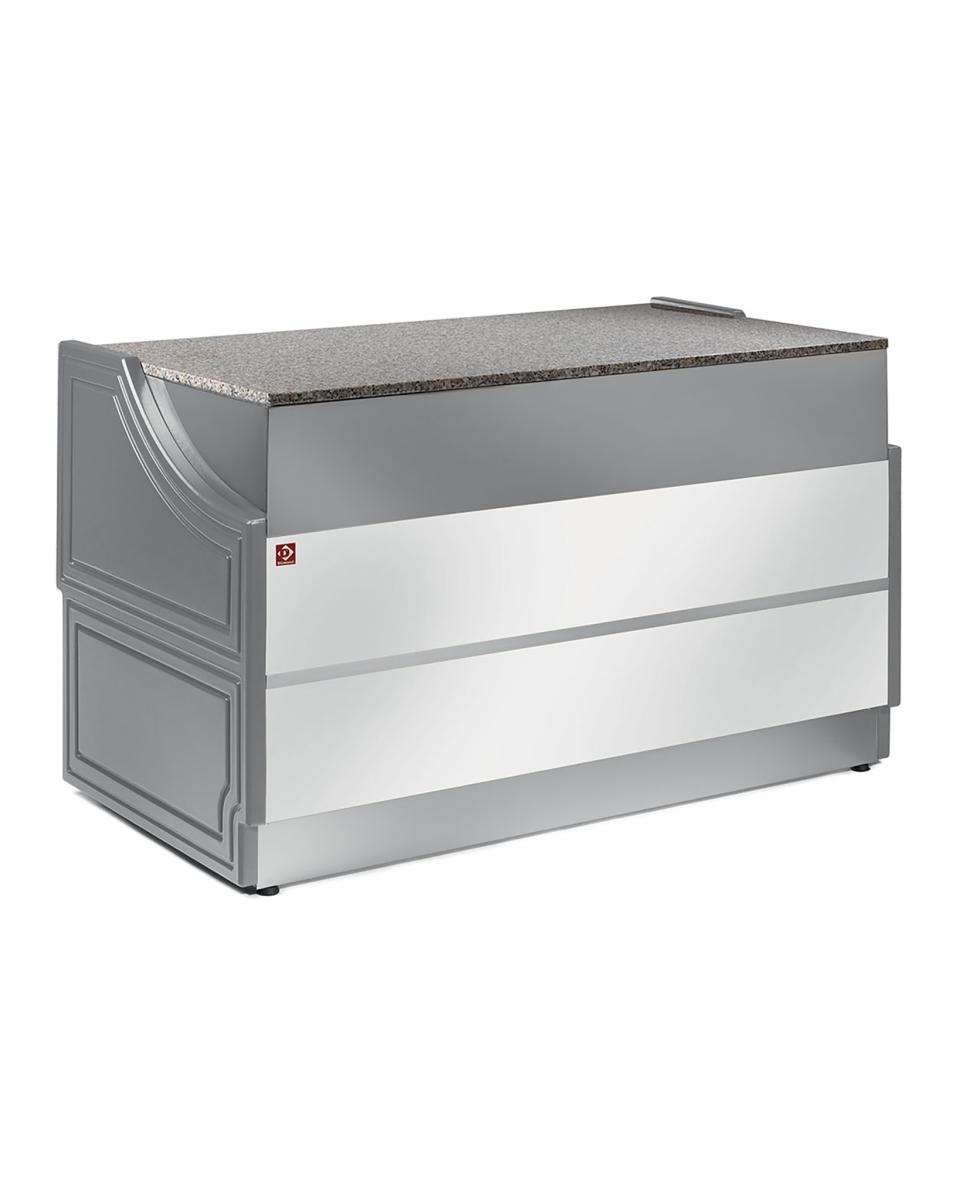 Kassa-sectie Koeltoonbank - Orléans - 100 CM - Wit - Diamond - OLT-1000/A2