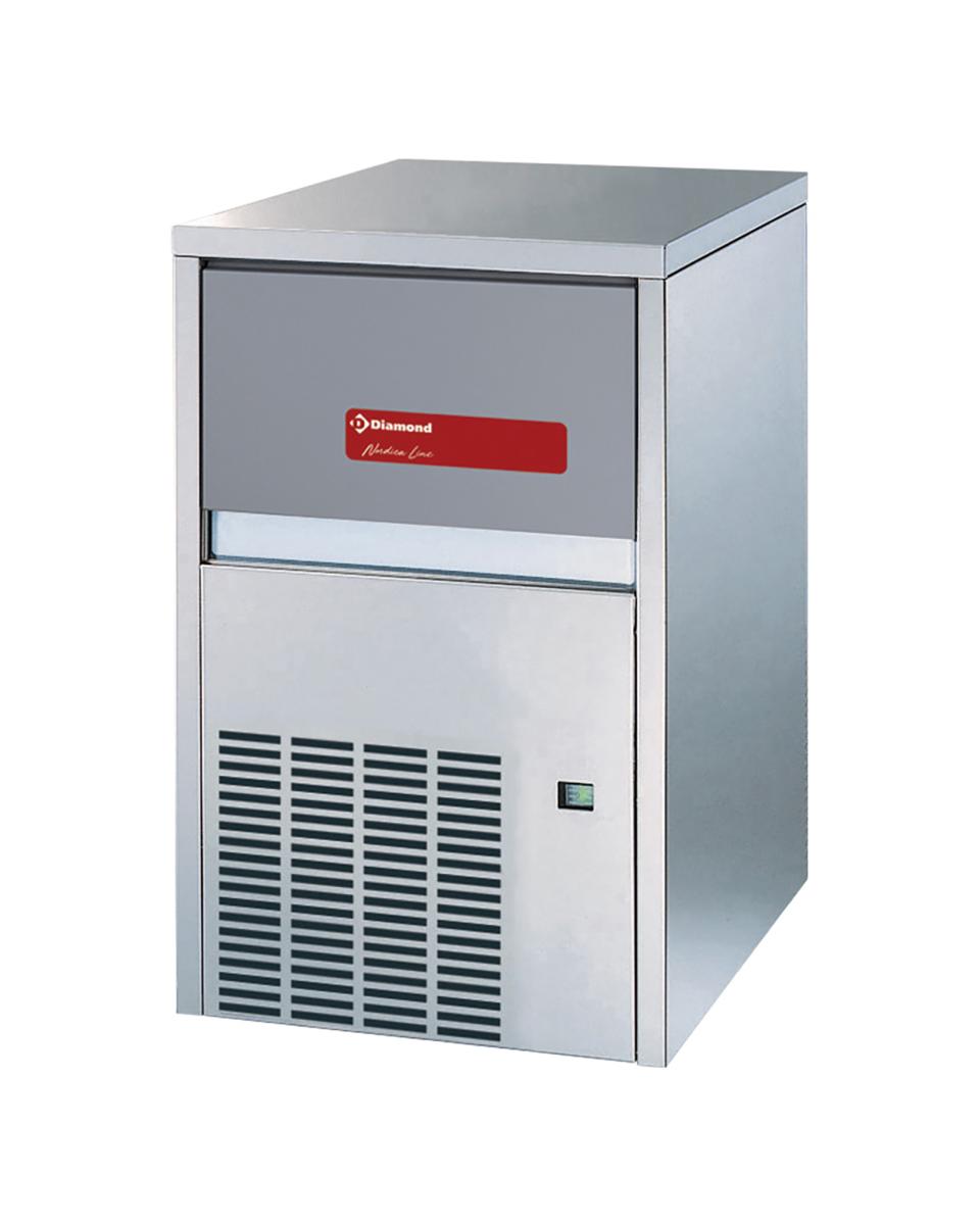 Ijsblokjesmachine - 67 KG / 24u - Schilferijs - Watergekoeld - Diamond - ICE70WS-R2