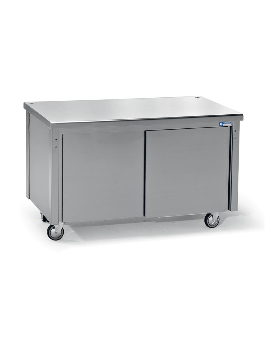 Kassa element - Klapdeuren - 4 x 1/1 GN - 150 CM - RVS - Diamond - NA15