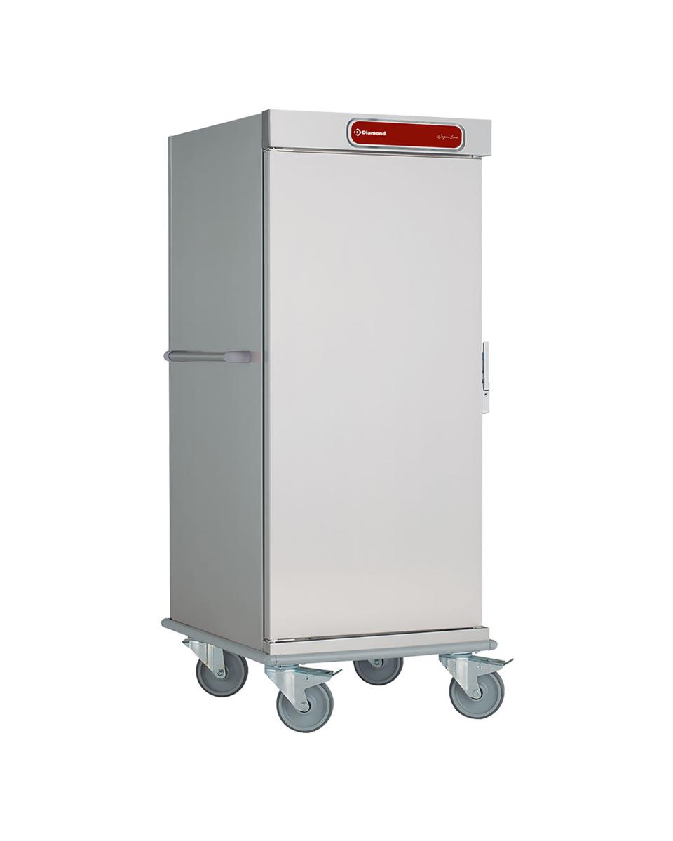 Bordenwarmer - 8 dienbladen - H 164 x 79.9 x 87.6 CM - Diamond - CNS20-ISO