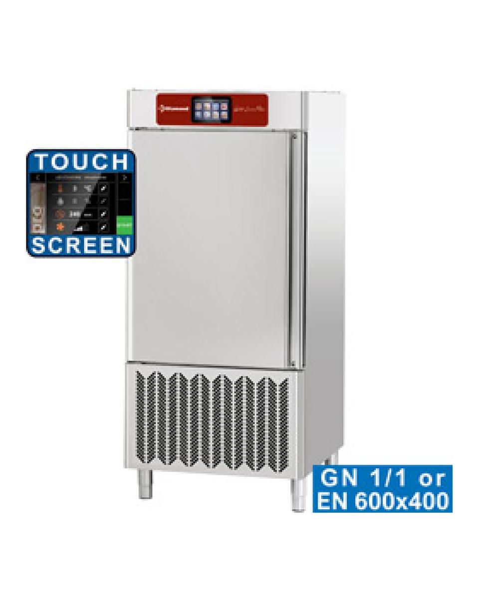 Blastchiller - Vriescel - 10 x 1/1 GN - 10 x 60x40 CM - H 180 x 80 x 90 CM - Diamond - DBT101/TS-GX