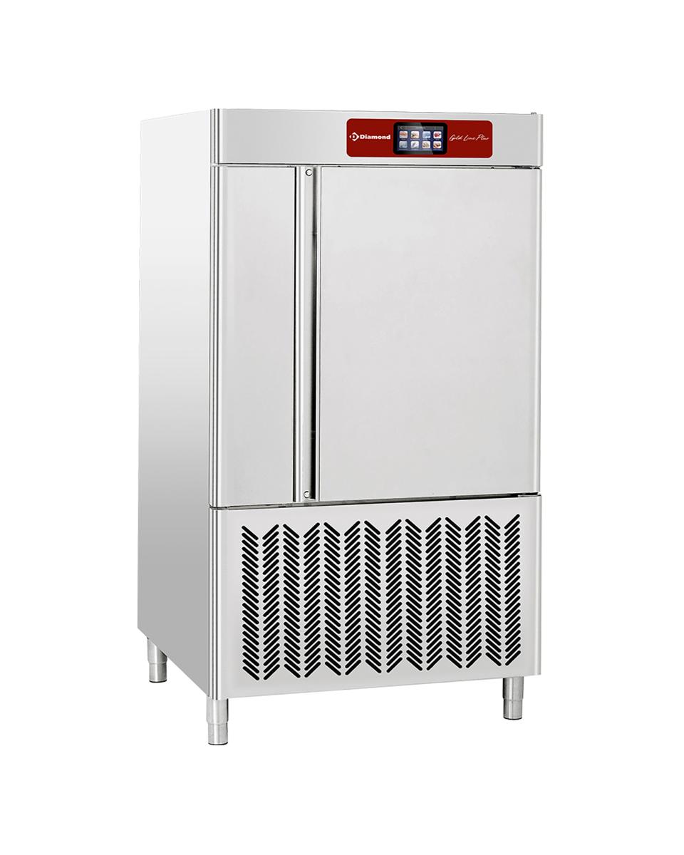 Blastchiller - Vriescel - 10 x 2/1 GN - 20 x 60x40 CM - H 190 x 105 x 108 CM - Diamond - DBT102/TS