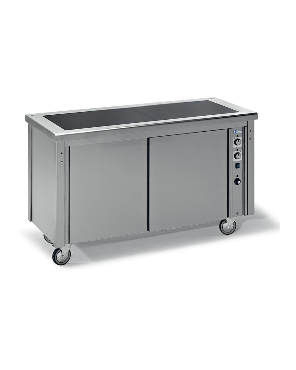 Vitokeramisch element - 120 CM  - Verwarmde onderkast - Diamond - VC12