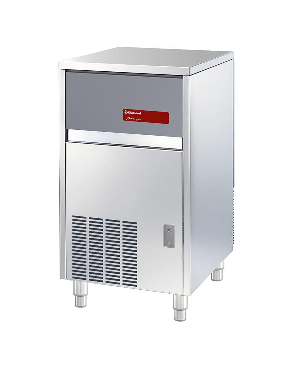 Ijsblokjesmachine - 47 KG / 24u - Volle ijsblokjes - Luchtgekoeld - Diamond - ICE50A-R2-42G-