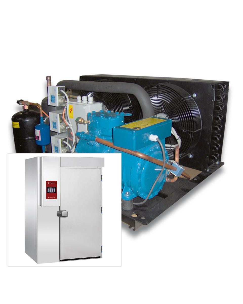 Compressor blastchiller - DBT201/TS-GR - 85/60 KG - Diamond - GF22-A