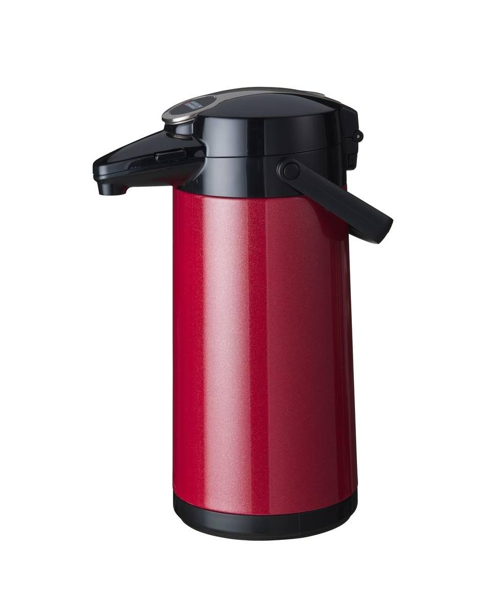 Airpot Furento - 2.2 Liter - Rood/RVS - Bravilor - 7.171.331.113