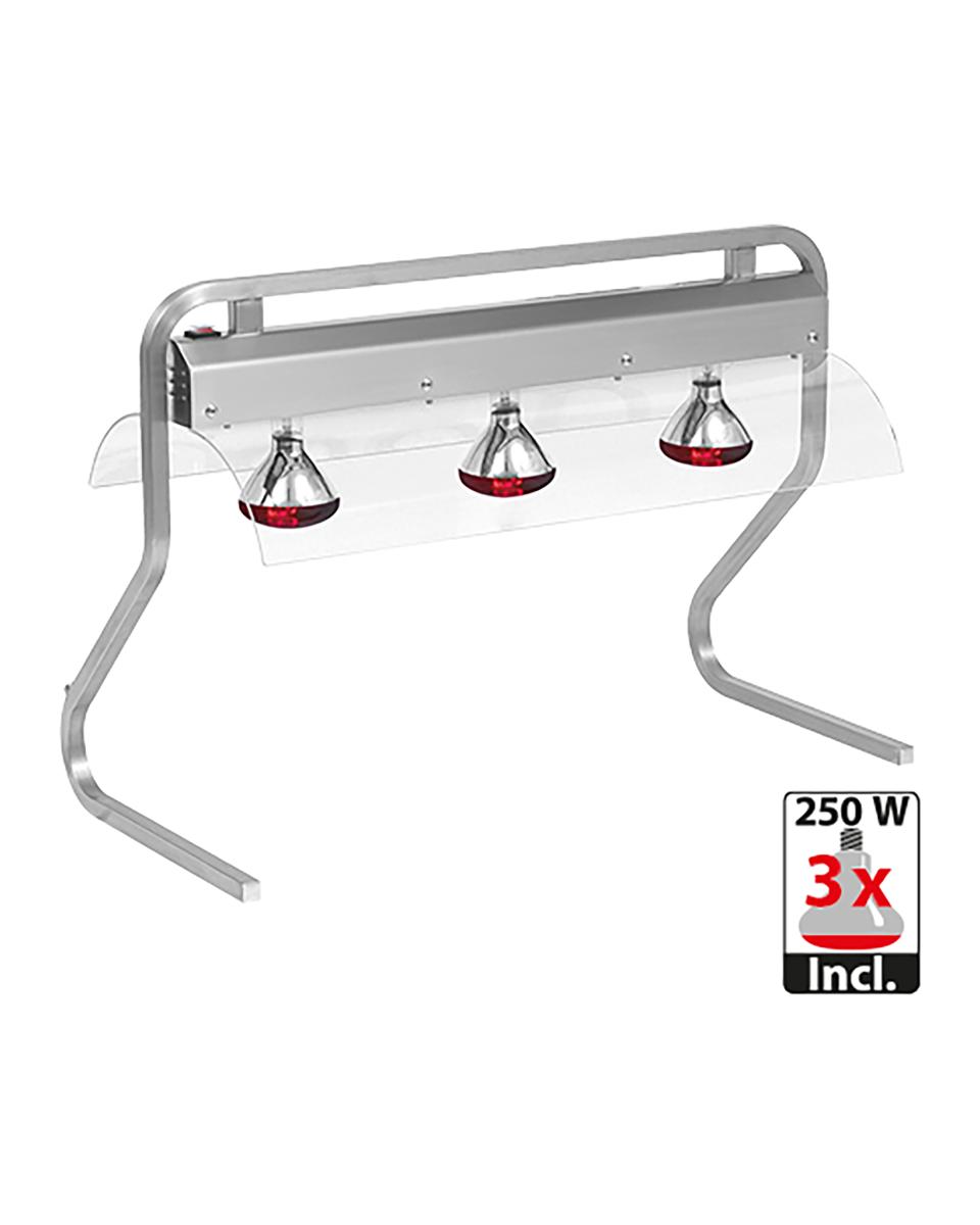Warmhoudbrug - H 71.3 x 103 x 49.5 CM - 29 KG - 220 - 240 V - 750 W - RVS - 710330