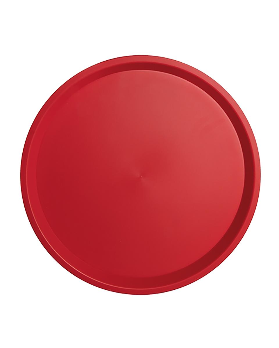 Dienblad - H 2.3 CM - 0.26 KG - Ø30 CM - Polystyreen (Ps) - Rood - Caterchef - 430430