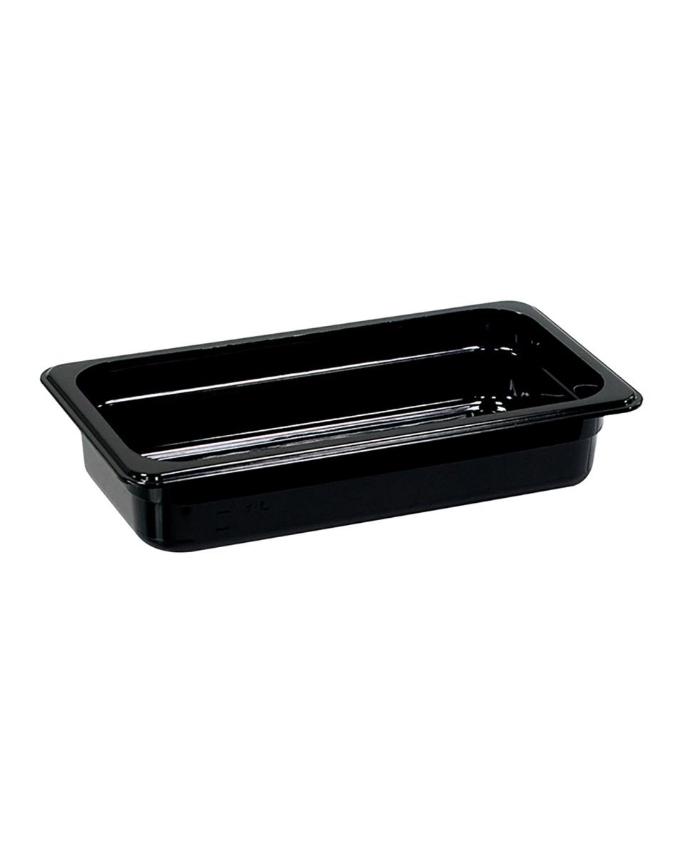 Gastronormbak - Polycarbonaat - Zwart - 1/3 GN - 65 mm - Promoline