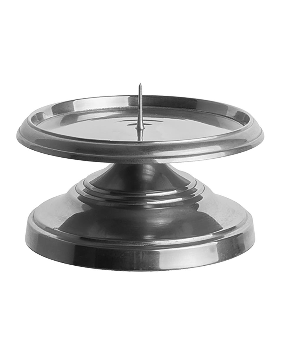 Kandelaar - H 6 CM - 0.5 KG - Ø12 CM - Messing - 705021