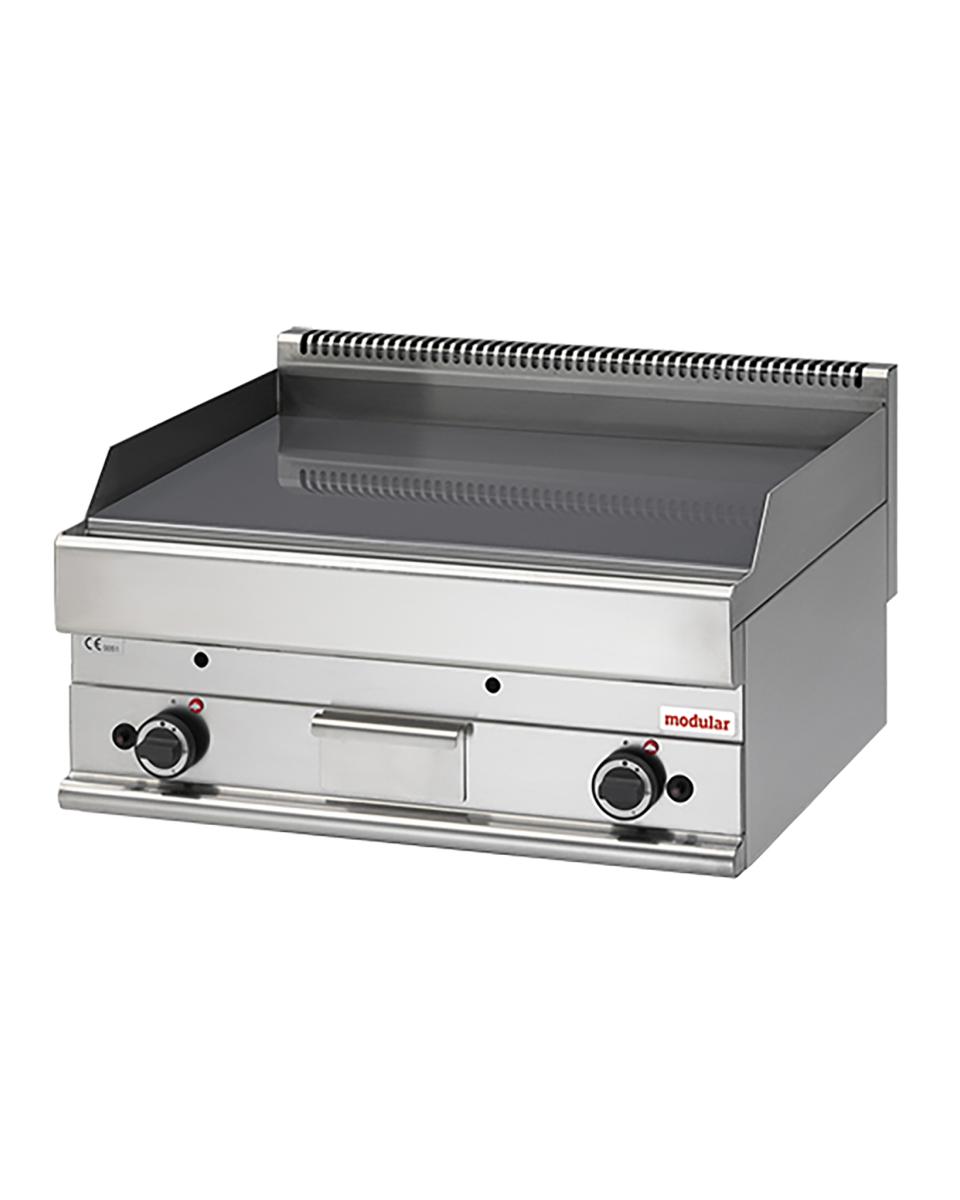 Bakplaat - H 28 x 70 x 65 CM - 67 KG - Aardgas - 11.4 CM - RVS - Glad - Modular - 316125