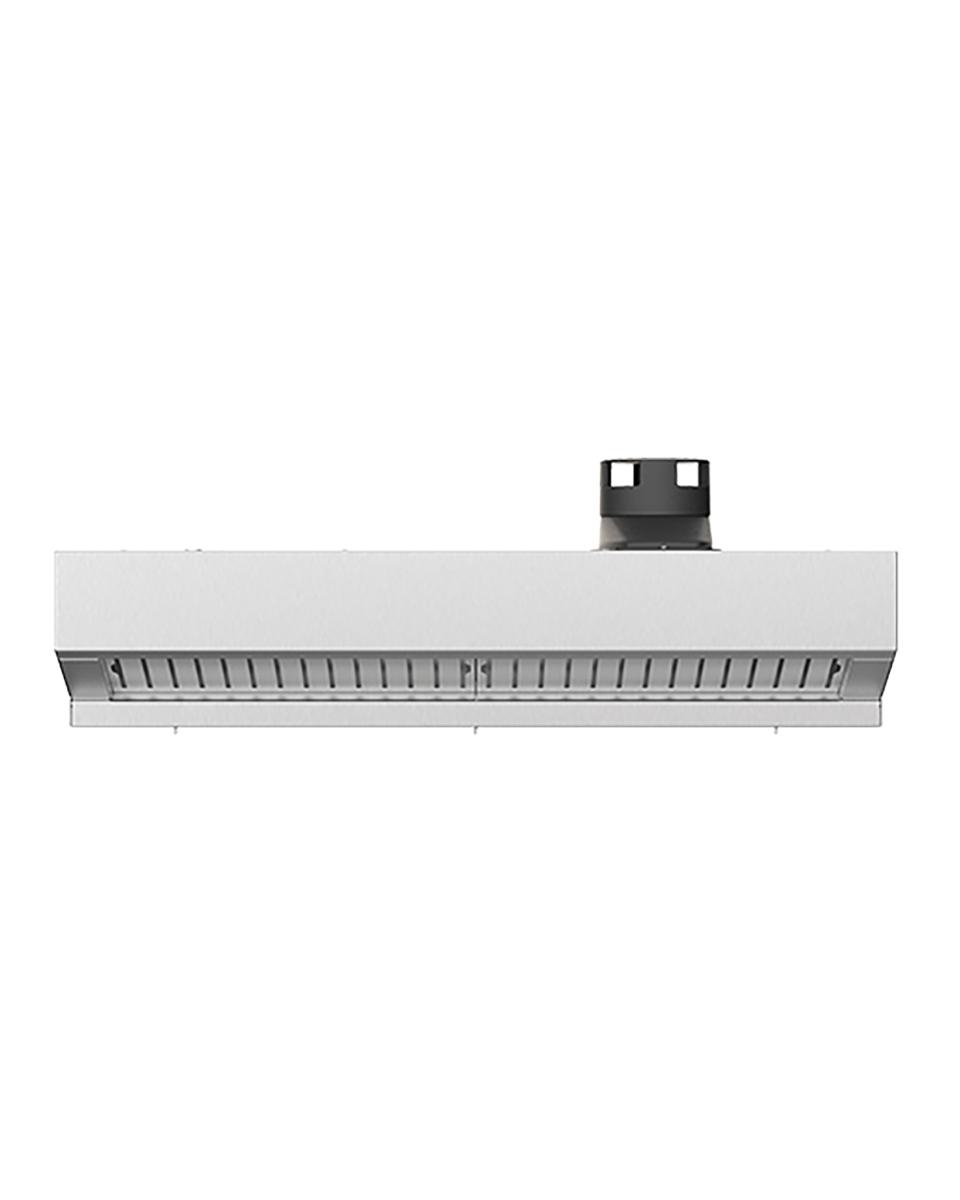 Afzuigkap Bakerlux - H 27.6 x 80 x 86.3 CM - 23.2 KG - 220 - 240 V - 200 W - RVS - Unox - 596161