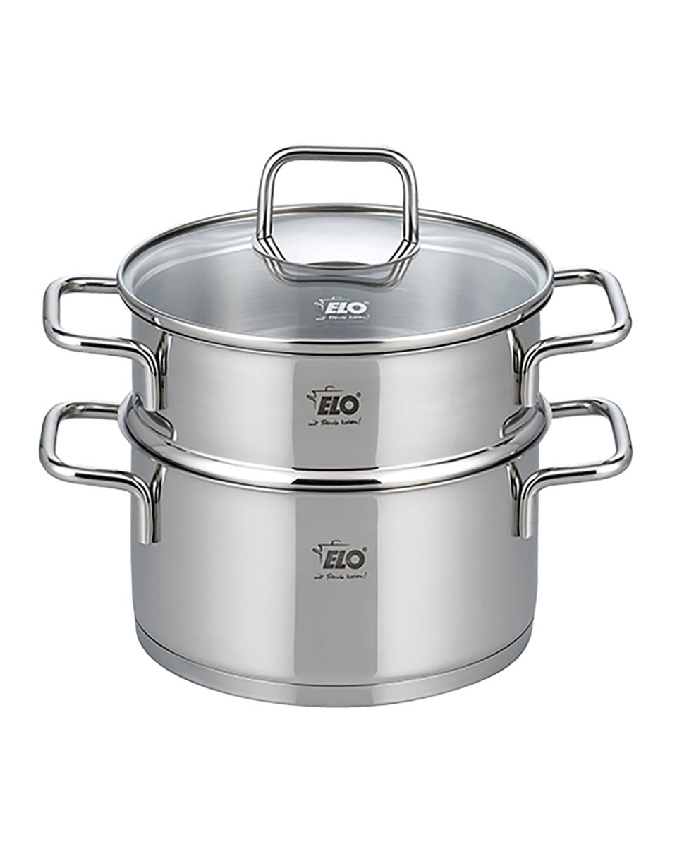 Stoom-Kookpan - 1.625 KG - Ø18 CM - RVS 18/10 - 520026